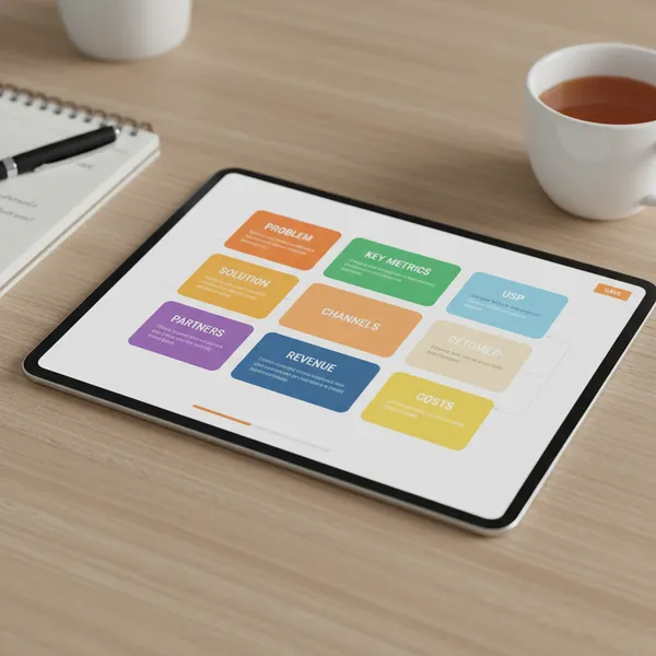 Business Model Canvas generado por IA