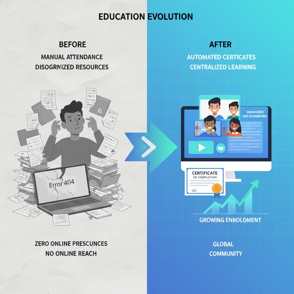 Comparativa antes y después